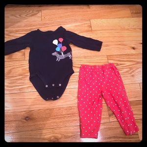 Carters baby girl/boy outfit